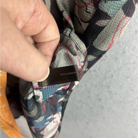 The Limited Multicolor Ruffled Halter Blouse - Picture 8 of 8